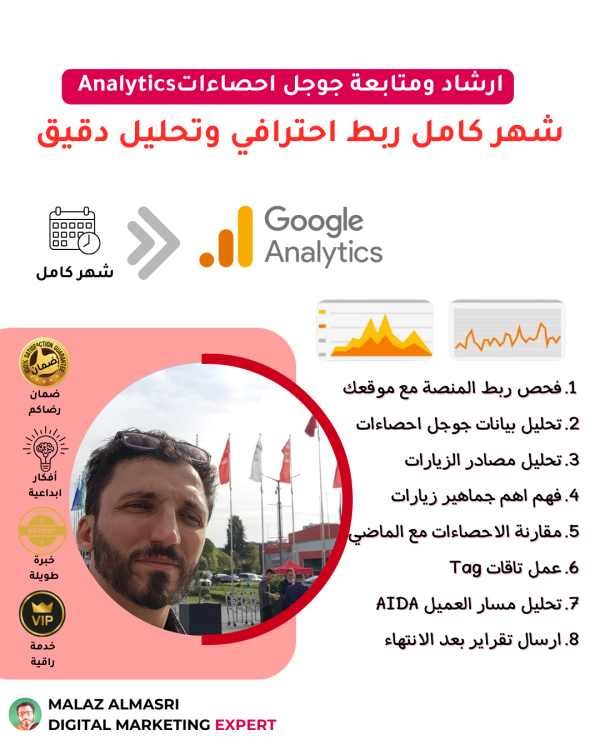 ارشاد ومتابعة جوجل احصاءاتAnalytics